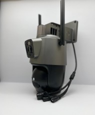 Cámara de vigilancia para exteriores YOOSEE 2MP con doble lente y movimiento 360