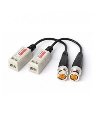 Par Video Balun Pasivo 100% Cobre de 2MP CCTV para cable de red UTP