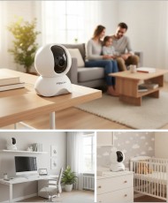Foscam X5 Cámara Wi-Fi de 5 MP con detección de personas por IA