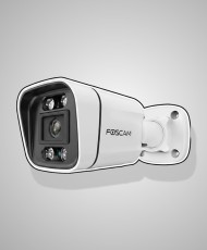 Cámara IP FOSCAM con PoE V5EP 5MP con PoE, Audio bidireccional, Luz Nocturna y Sirena incluida.