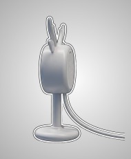 Monitor de Bebé Wi-Fi Nexxt NHC-B100 con Resolución 2K y Sensor de Temperatura