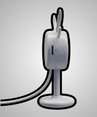 Monitor de Bebé Wi-Fi Nexxt NHC-B100 con Resolución 2K y Sensor de Temperatura