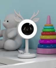 Monitor de Bebé Wi-Fi Nexxt NHC-B100 con Resolución 2K y Sensor de Temperatura