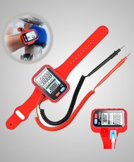 Multímetro digital de rango automático con detección de voltaje