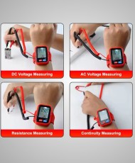 Multímetro digital de rango automático con detección de voltaje