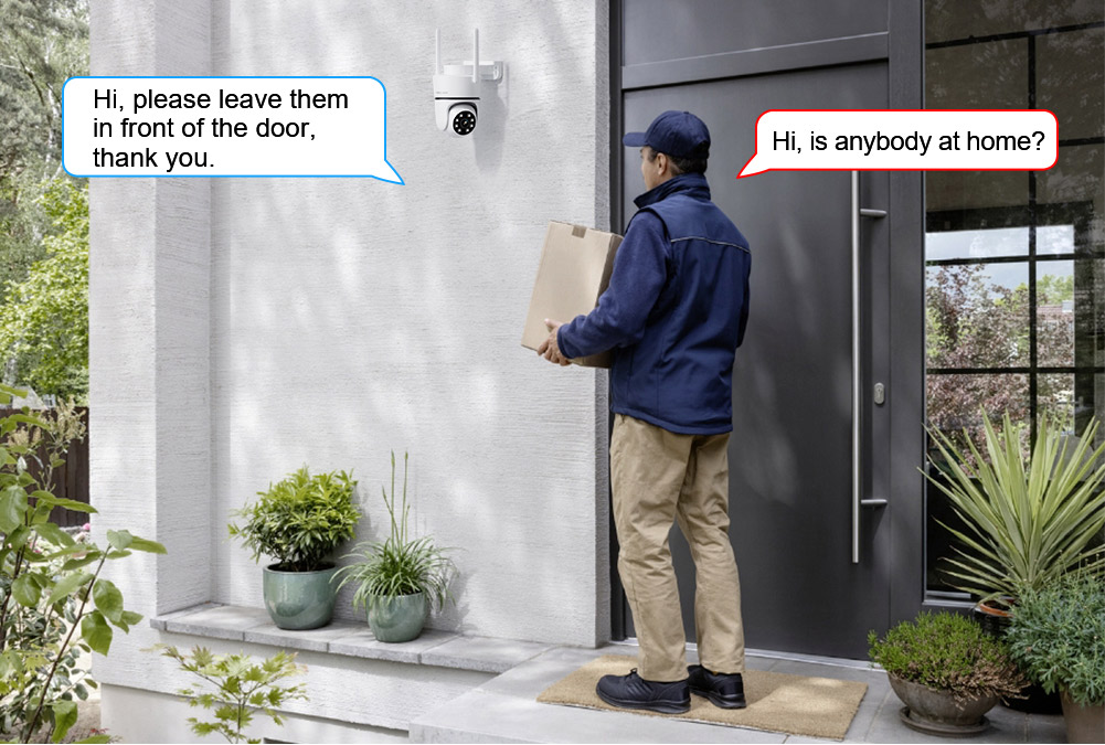 Cámara IP Foscam PD5 5MP Vigilancia 3K con WiFi 6, doble banda, paneo e inclinación